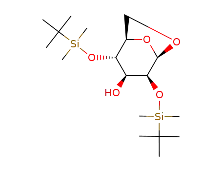 2,4-O-bis(t-butyldimethylsilyl)-1,6-anhydro-β-D-mannose