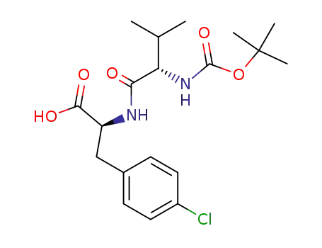N-(t-butoxycarbonyl)-L-valyl-4-chloro-L-phenylalanine