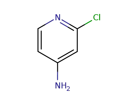 Molecular Structure of 14432-12-3 (4-Amino-2-chloropyridine)