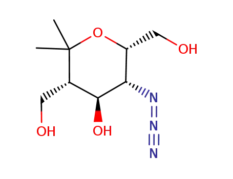 (2S,3R,4S,5S)-(3-azido-4-hydroxy-6,6-dimethyltetrahydro-2H-pyran-2,5-diyl)dimethanol