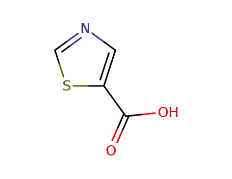Molecular Structure of 14527-41-4 (Thiazole-5-carboxylic acid)