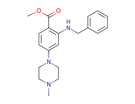 2-Benzylamino-4-(4-methyl-piperazin-1-yl)-benzoic acid methyl ester