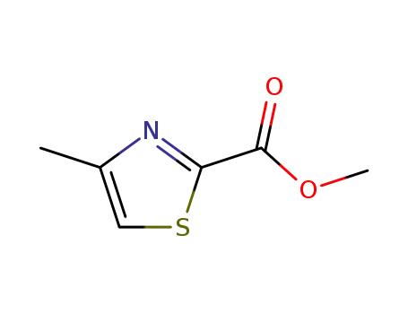 Molecular Structure of 14542-15-5 (METHYL 4-METHYLTHIAZOLE-2-CARBOXYLATE)