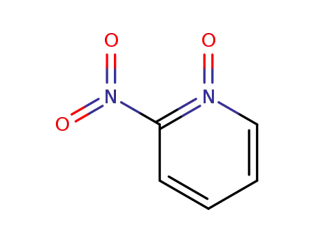 Molecular Structure of 2403-02-3 (Pyridine, 2-nitro-, 1-oxide)
