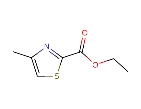 Molecular Structure of 7210-73-3 (4-METHYLTHIAZOLE-2-CARBOXYLIC ACID ETHYLESTER)