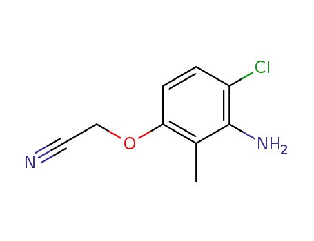 (3-amino-4-chloro-2-methylphenoxy)acetonitrile