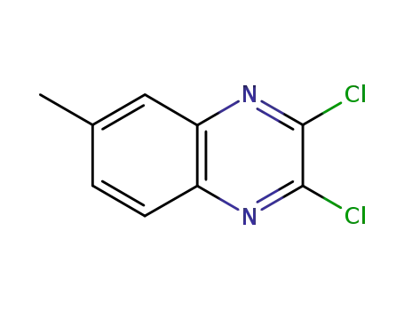 Molecular Structure of 39267-05-5 (2,3-DICHLORO-6-METHYLQUINOXALINE)