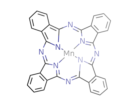 14325-24-7,MANGANESE PHTHALOCYANINE,Manganese,[29H,31H-phthalocyaninato(2-)-N29,N30,N31,N32]-, (SP-4-1)-;Manganese, [phthalocyaninato(2-)]-(6CI,7CI,8CI);29H,31H-Phthalocyanine, manganese complex;(Phthalocyaninato)manganese;KJB 006;Manganese phthalocyanine;Manganese(II)phthalocyanine;[Phthalocyaninato(2-)]manganese;