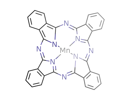 Molecular Structure of 14325-24-7 (MANGANESE PHTHALOCYANINE)