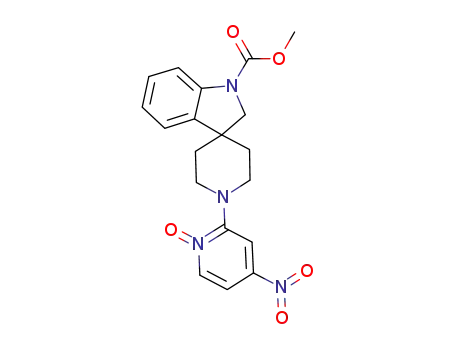 methyl 1'-(4-nitro-1-oxidopyridin-2-yl)spiro[indole-3,4'-piperidine]-1(2H)-dicarboxylate