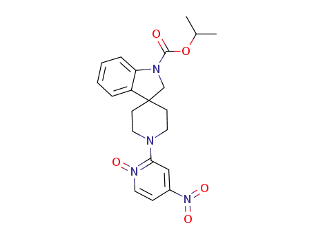 isopropyl 1'-(4-nitro-1-oxidopyridin-2-yl)spiro[indole-3,4'-piperidine]-1(2H)-dicarboxylate