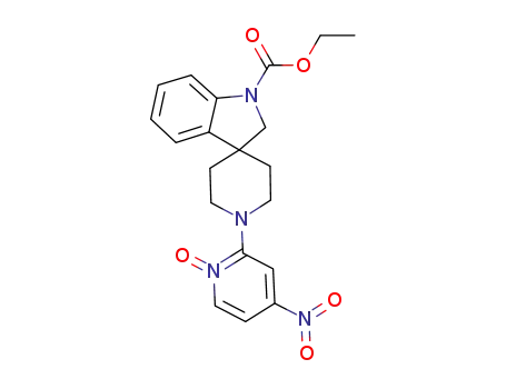 ethyl 1'-(4-nitro-1-oxidopyridin-2-yl)spiro[indole-3,4'-piperidine]-1(2H)-dicarboxylate