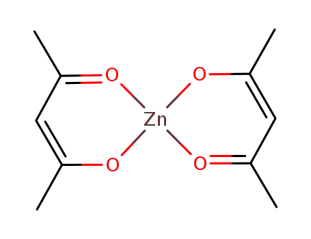 Molecular Structure of 14024-63-6 (Zinc(II) acetylacetonate)