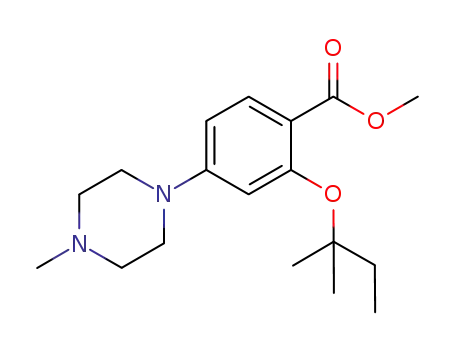 methyl 4-(4-methylpiperazin-1-yl)-2-(tert-pentyloxy)benzoate