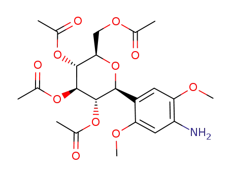 4-(2,3,4,6-tetra-O-acetyl-β-D-glucopyranosyl)-2,5-dimethoxyaniline