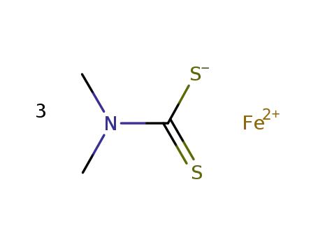tris(dimethyldithiocarbamato)iron(I2I)