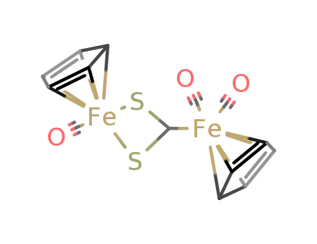 ((OC)(η-C5H5)-FeSC(Fe(η-C5H5)(CO)2)S-) (cyclic)