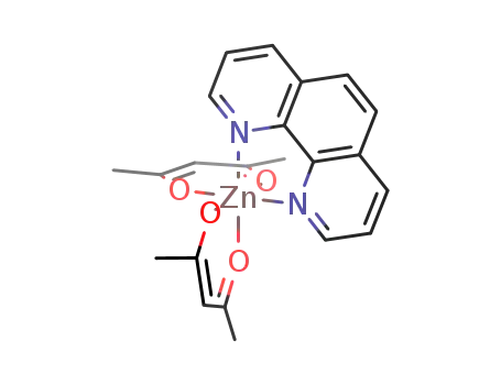 [bis(acetylacetonato-κ2O,O')(1,10-phenanthroline-κ2N,N')zinc(II)]