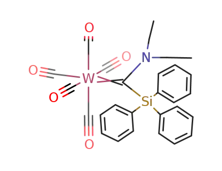tungsten(pentacarbonyl)(diethylaminocarbene-SiPh3)