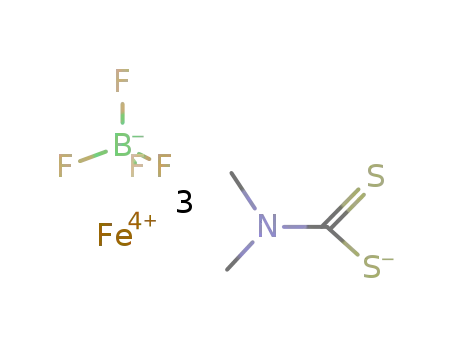 Fe(4+)*3(S2CN(CH3)2)(1-)*BF4(1-)={Fe(S2CN(CH3)2)3}BF4