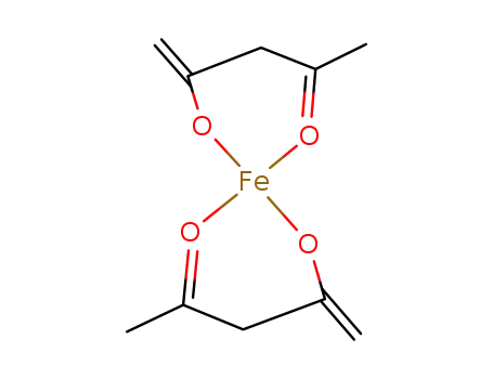 Molecular Structure of 14024-17-0 (Ferrous acetylacetonate)