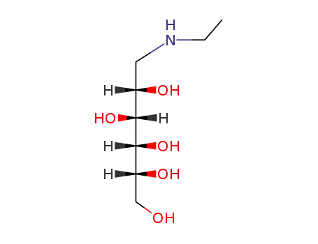 Molecular Structure of 14216-22-9 (N-Ethyl-D-glucamine)