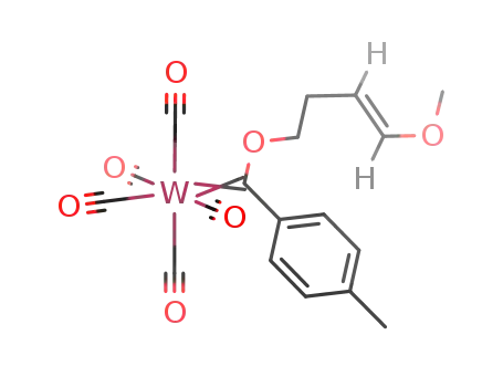 (CO)5WC(OCH2CH2CHCHOCH3)C6H4CH3