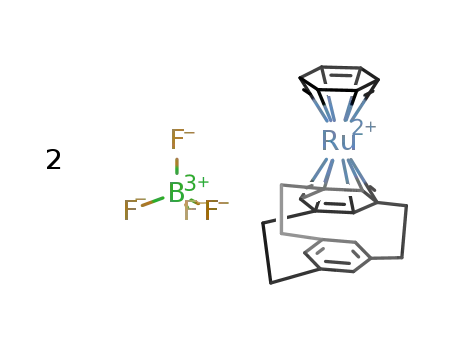 (η6-benzene)(η6-[2(3)](1,3,5)cyclophane)ruthenium(II) bis(tetrafluoroborate)