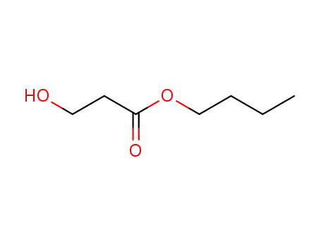 Molecular Structure of 4890-38-4 (butyl 3-hydroxypropanoate)
