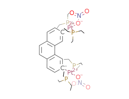 3,6-bis[trans-Pt(PEt3)2(NO3)2]phenanthrene