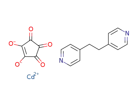 [Cd(μ3-croconate)0.5(μ4-croconate)0.5(anti-1,2-bis(4-pyridyl)ethane)0.5(gauche-1,2-bis(4-pyridyl)ethane)0.5]