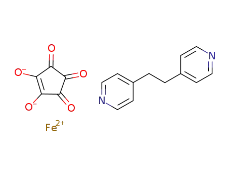 [Fe(μ3-croconate)0.5(μ4-croconate)0.5(anti-1,2-bis(4-pyridyl)ethane)0.5(gauche-1,2-bis(4-pyridyl)ethane)0.5]
