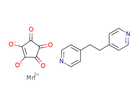 [Mn(μ3-croconate)0.5(μ4-croconate)0.5(anti-1,2-bis(4-pyridyl)ethane)0.5(gauche-1,2-bis(4-pyridyl)ethane)0.5]