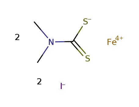 Fe(N,N-dimethyldithiocarbamate)2I2