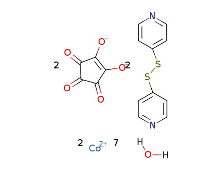 ([Co2(4,4'-bipyridyl disulfide)2(croconate)2(H2O)4]*(H2O)3)n
