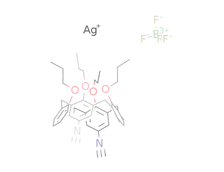 poly[(5,17-diisocyanato-25,26,27,28-tetrapropoxycalix[4]arene) silver(I)] tetrafluoroborate