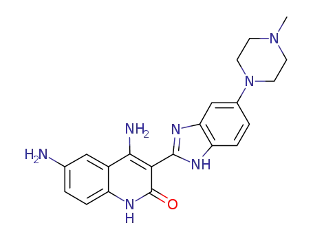 4,6-diamino-3-(5-(4-methylpiperazin-1-yl)-1H-benzo[d]imidazol-2-yl)quinolin-2(1H)-one