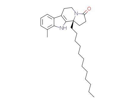 (11bR)-11b-dodecyl-10-methyl-1,2,5,6,11,11b-hexahydro-3H-indolizino[8,7-b]indol-3-one