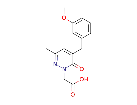 [5-(3-methoxybenzyl)-3-methyl-6-oxo-6H-pyridazin-1-yl]acetic acid