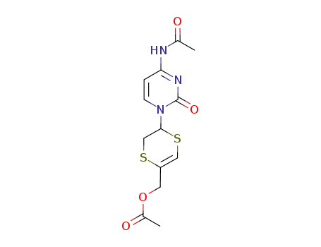 {5-(4-(methylcarboxamido)-2-oxo-1,2-dihydro-1-pyrimidinyl)-5,6-dihydro-1,4-dithiin-2-yl}methyl acetate