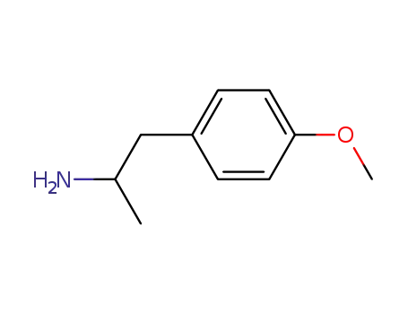 Molecular Structure of 64-13-1 (1-(4-methoxybenzyl)ethylamine)