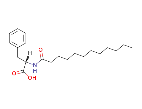 Molecular Structure of 14379-64-7 (N-Dodecanoyl-L-phenlyalanine)