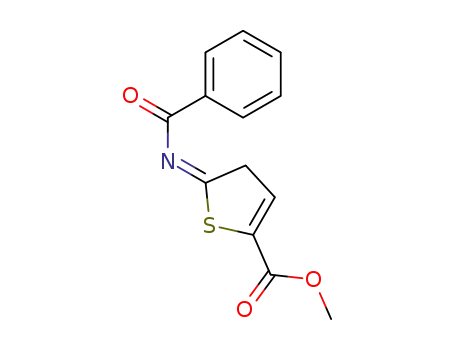 5-benzoylimino-4,5-dihydro-thiophene-2-carboxylic acid methyl ester