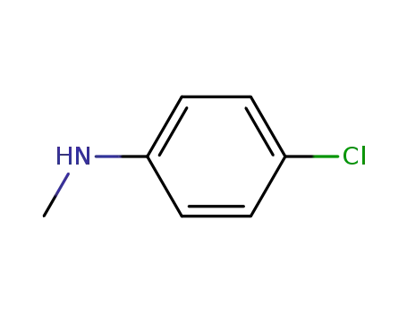 Molecular Structure of 932-96-7 (4-Chloro-N-methylaniline)