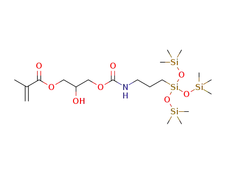 3-({[2-hydroxy-3-(methacryloyloxy)propoxy]carbonyl}amino)propyltris(trimethylsiloxy)silane