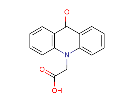 38609-97-1,9-Oxo-10(9H)-acridineacetic acid,10-Carboxymethyl-9-acridanone;Cridanimod;N-(Carboxymethyl)acridone;BRN 0227508;Cycloferon;Cyclopheron;UNII-X91E9EME19;