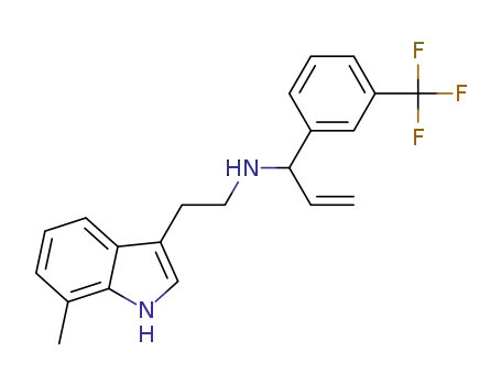 N-(2-(7-methyl-1H-indol-3-yl)ethyl)-1-(3-(trifluoromethyl)phenyl)prop-2-en-1-amine