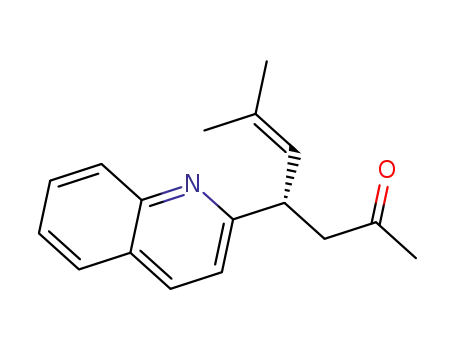 6-methyl-4-(quinolin-2-yl)hept-5-en-2-one
