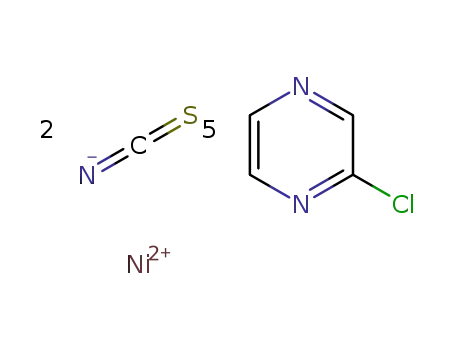 Ni(NCS)2(2-chloropyrazine)4·2-chloropyrazine solvate