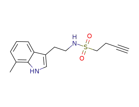 N-[2-(7-methyl-1H-indol-3-yl)ethyl]but-3-yne-1-sulfonamide